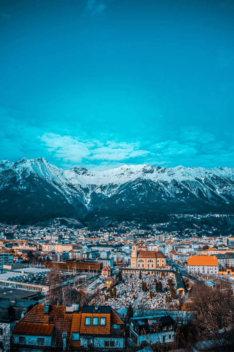 Innsbruck mit Nordkette