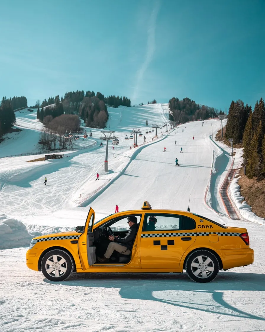 Taxi im Skigebiet Mayrhofen im Zillertal